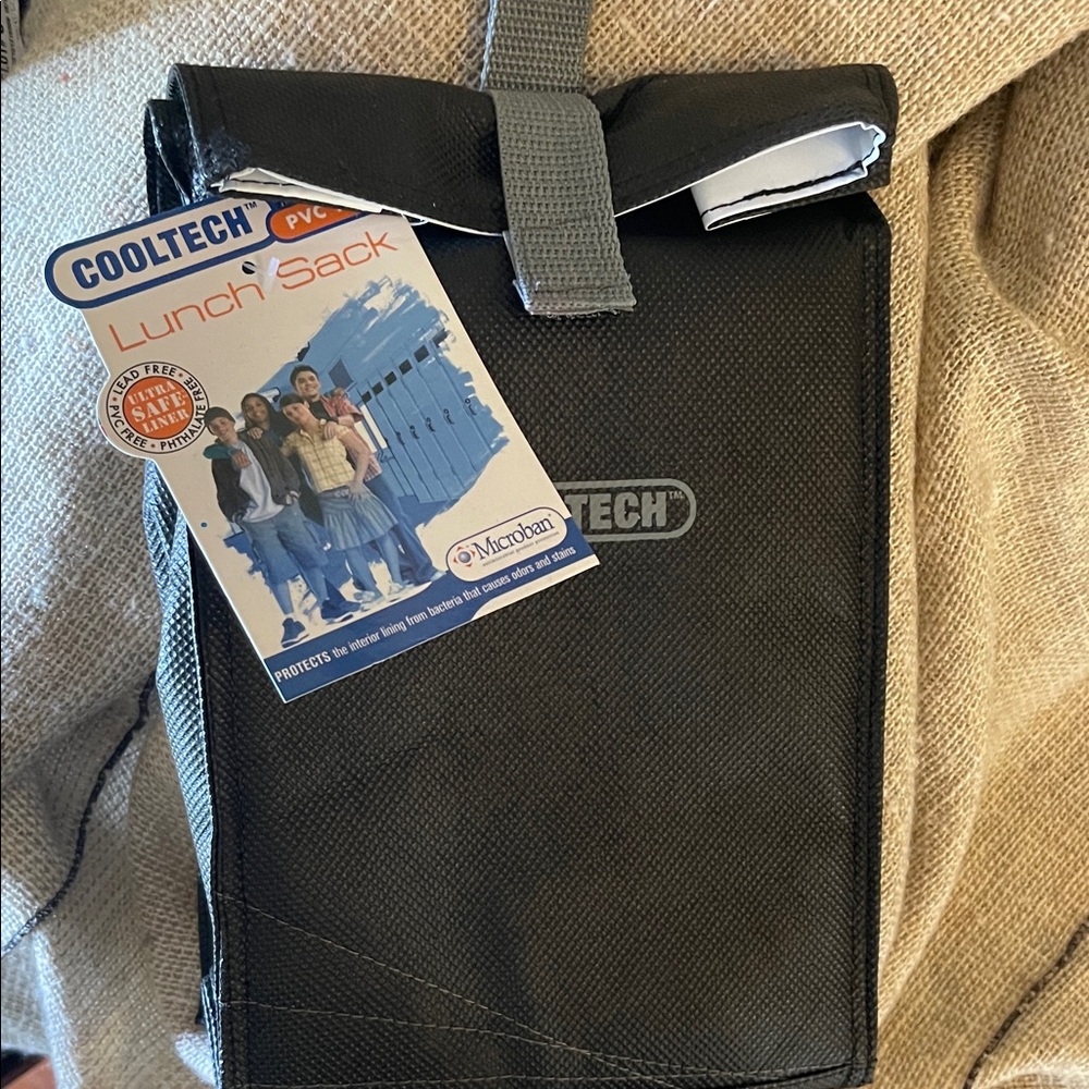 Black Lunch Bag for Men